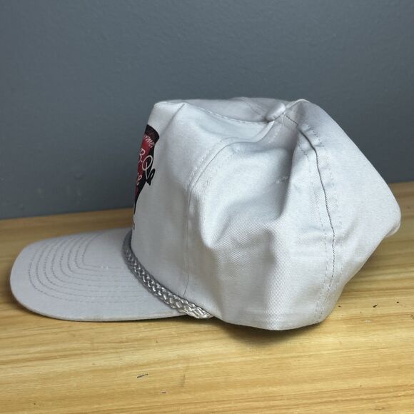 Doug McCains Gourmet BBQ SAUCE - VTG 90s Grey SnapBack Trucker Hat - Picture 5 of 8